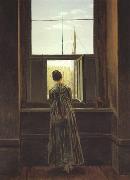 Caspar David Friedrich Woman at a Window (mk22) china oil painting reproduction